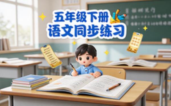 五年级下册语文课后同步练习题含答案-学生检验知识资料