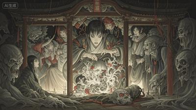 半夜荒地睡醒发现枕着裸女腿，身体动不了还听不见叫喊