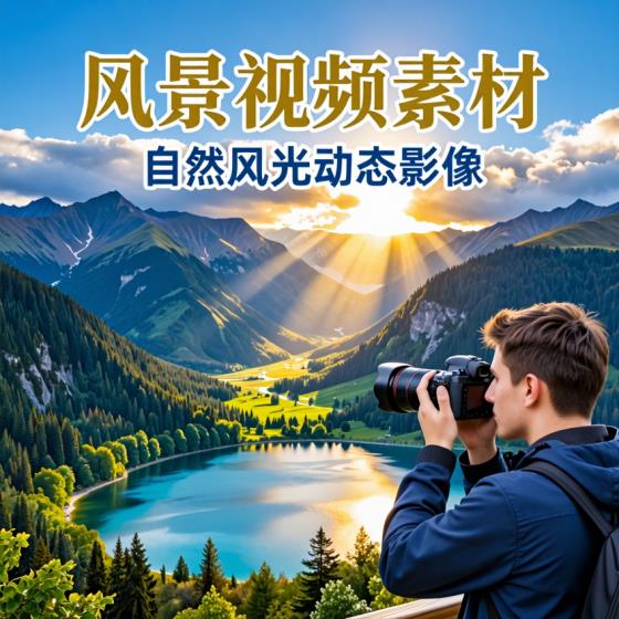 高清竖版风景视频素材2800款适用视频创作者动态影像资源包