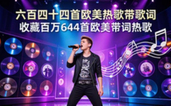 欧美热歌644首带歌词收藏过百万音乐资料适合乐迷
