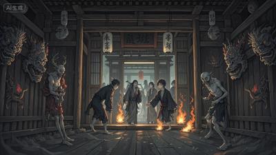 深夜独居屋内，诡异脚步声不断，吓得不敢出声