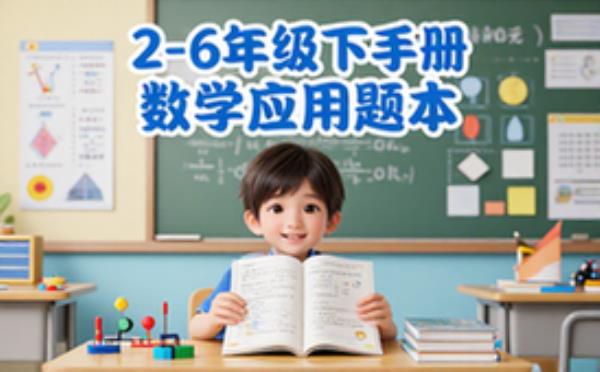 二至六年级下册数学应用题练习册-学生锻炼解题思维资料