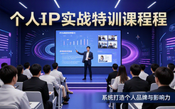 个人IP实战特训课程-创业者-系统打造品牌影响力-视频课
