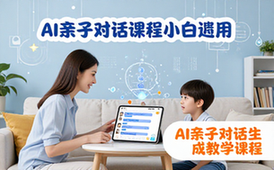 AI亲子对话生成教学课程-适合普通小白-趣味智能对话制作教程
