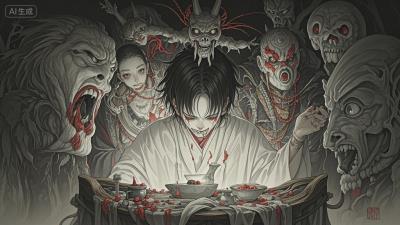 半夜抄黑板报，爬墙时背后突然出现黑影！