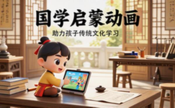 国学启蒙动画视频合集-儿童早教-助力传统文化学习