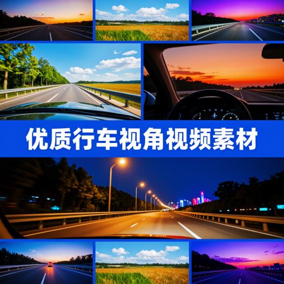 优质剪辑素材-视频创作者-全国内外行车视角高清视频合集