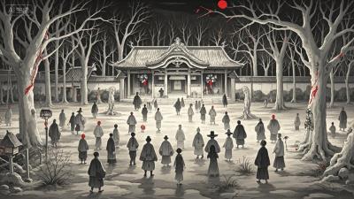 半夜上学路上，右肩跟着个黑影，路灯下突然消失！