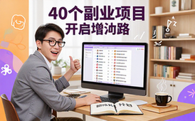 副业赚钱项目40个精选适合想增收人群资料助开收入渠道文档