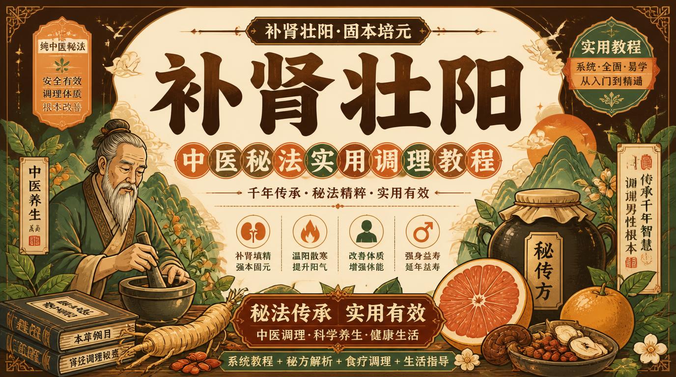 补肾壮阳中医秘法实用调理教程