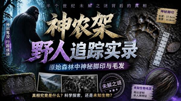 神农架野人追踪实录：原始森林中神秘脚印与毛发，半个世纪未解之谜背后的真相