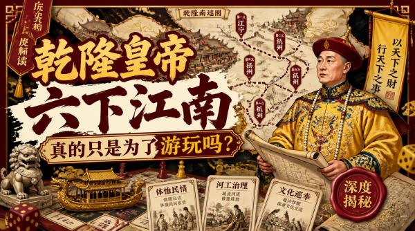 乾隆皇帝六下江南，真的只是为了游玩吗