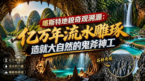 喀斯特地貌奇观溯源：亿万年流水雕琢，造就大自然的鬼斧神工