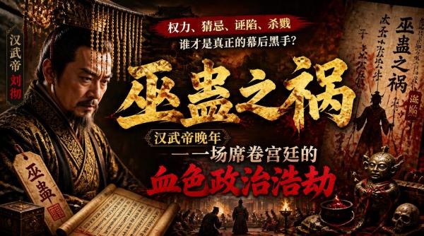 巫蛊之祸：汉武帝晚年一场席卷宫廷的血色政治浩劫