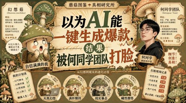 以为AI能一键生成爆款，结果被何同学团队打脸