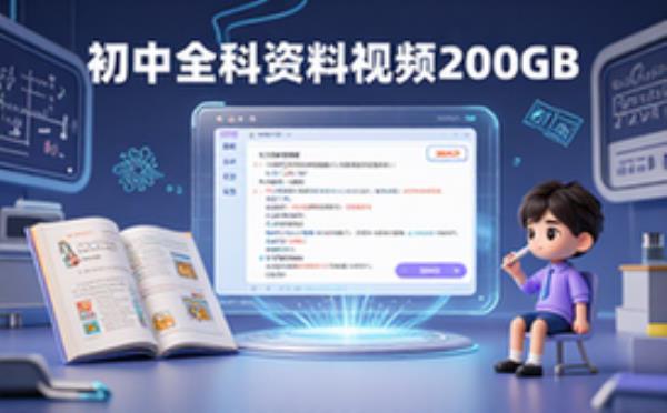 初中天星教育全科资料视频课程题库200GB学生适用