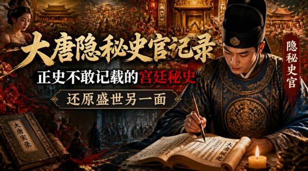 大唐隐秘史官记录：正史不敢记载的宫廷秘史，还原盛世另一面