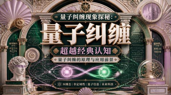 量子纠缠现象探秘：超越经典认知，量子纠缠的原理与应用前景