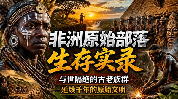 非洲原始部落生存实录：与世隔绝的古老族群，延续千年的原始文明