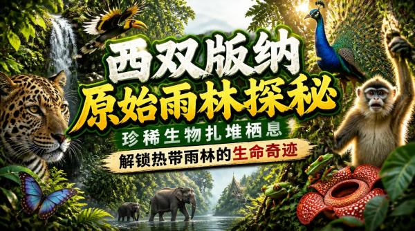 西双版纳原始雨林探秘：珍稀生物扎堆栖息，解锁热带雨林的生命奇迹