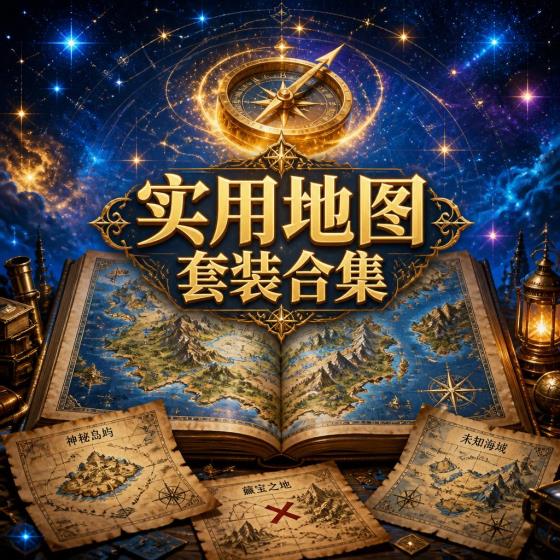 实用精品地图套装合集-地理爱好者-优质地图资料包