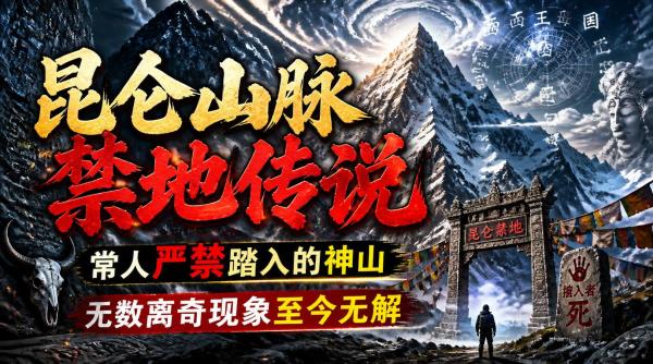 昆仑山脉禁地传说：常人严禁踏入的神山，无数离奇现象至今无解