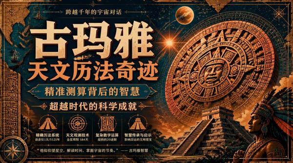 古玛雅天文历法奇迹：精准测算背后的智慧，超越时代的科学成就