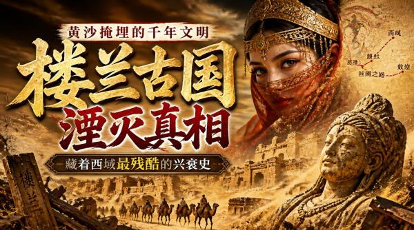 楼兰古国湮灭真相：黄沙掩埋的千年文明，藏着西域最残酷的兴衰史