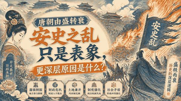 唐朝由盛转衰，安史之乱只是表象，更深层原因是什么