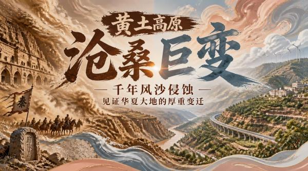 黄土高原沧桑巨变：千年风沙侵蚀，见证华夏大地的厚重变迁