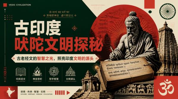 古印度吠陀文明探秘：古老经文的智慧之光，照亮印度文明的源头
