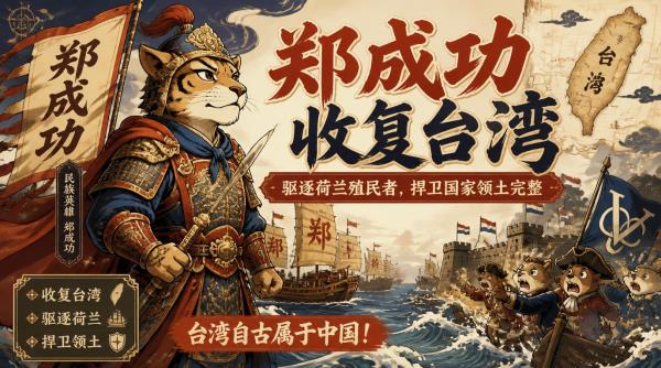 郑成功收复台湾：驱逐荷兰殖民者，捍卫国家领土完整