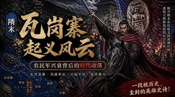 隋末瓦岗寨起义风云：农民军兴衰背后的时代动荡