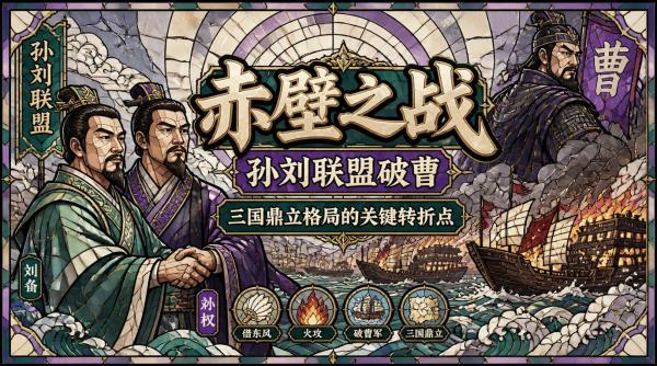 赤壁之战孙刘联盟破曹：三国鼎立格局的关键转折点
