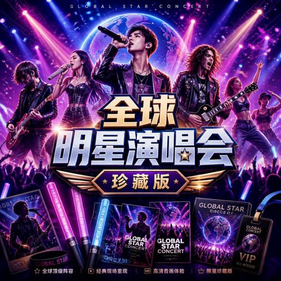 全球明星演唱会合集珍藏版-音乐爱好者-经典演出汇总-电子资料
