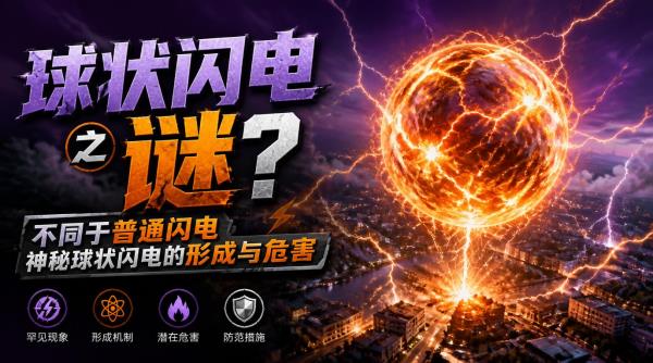 球状闪电之谜：不同于普通闪电，神秘球状闪电的形成与危害