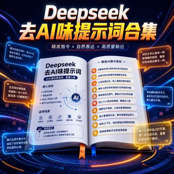Deepseek提示词AI使用者去AI味优化指令电子合集