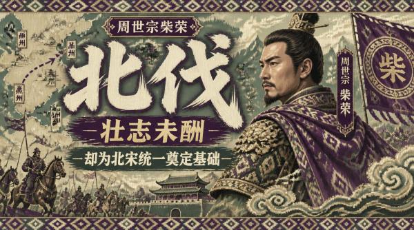 周世宗柴荣北伐：壮志未酬，却为北宋统一奠定基础