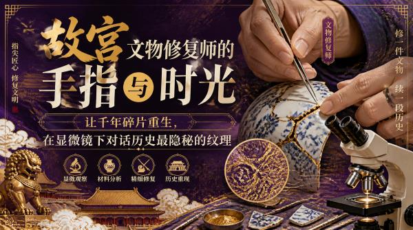故宫文物修复师的手指与时光：让千年碎片重生，在显微镜下对话历史最隐秘的纹理
