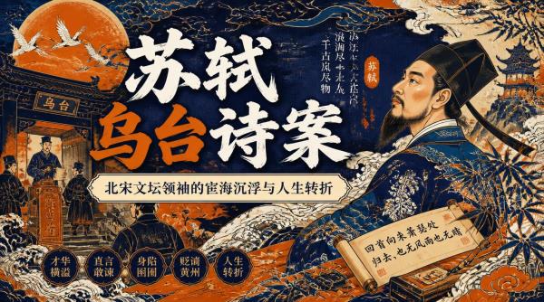 苏轼乌台诗案：北宋文坛领袖的宦海沉浮与人生转折