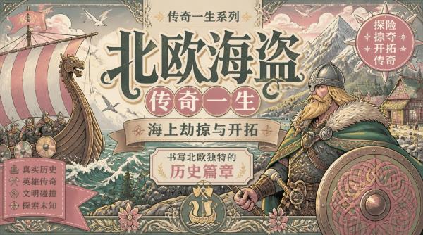 北欧海盗传奇一生：海上劫掠与开拓，书写北欧独特的历史篇章
