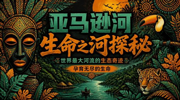 亚马逊河生命之河探秘：世界最大河流的生态奇迹，孕育无尽的生命