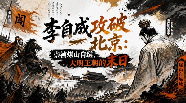 李自成攻破北京：崇祯煤山自缢，大明王朝的末日