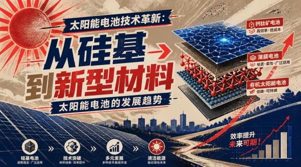 太阳能电池技术革新：从硅基到新型材料，太阳能电池的发展趋势