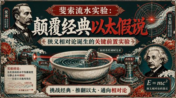 斐索流水实验：颠覆经典以太假说，狭义相对论诞生的关键前置实验