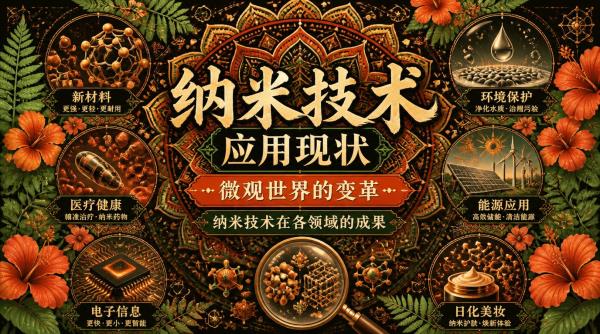 纳米技术应用现状：微观世界的变革，纳米技术在各领域的成果