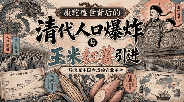 清代人口爆炸与玉米红薯引进：康乾盛世背后的农业革命