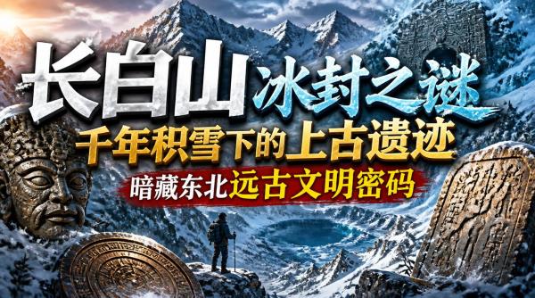 长白山冰封之谜：千年积雪下的上古遗迹，暗藏东北远古文明密码