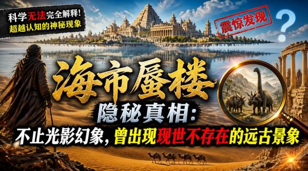 海市蜃楼隐秘真相：不止光影幻象，曾出现现世不存在的远古景象