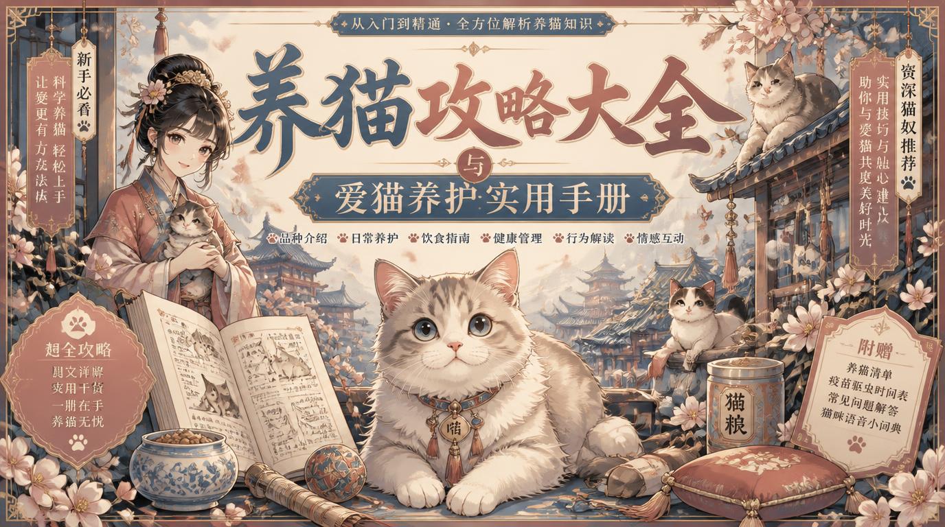 养猫攻略大全与爱猫养护实用手册
